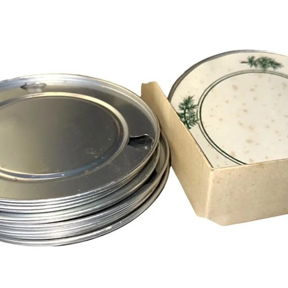 Silverim plates - set of 8